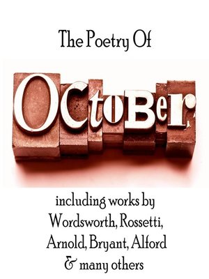 cover image of The Poetry of October